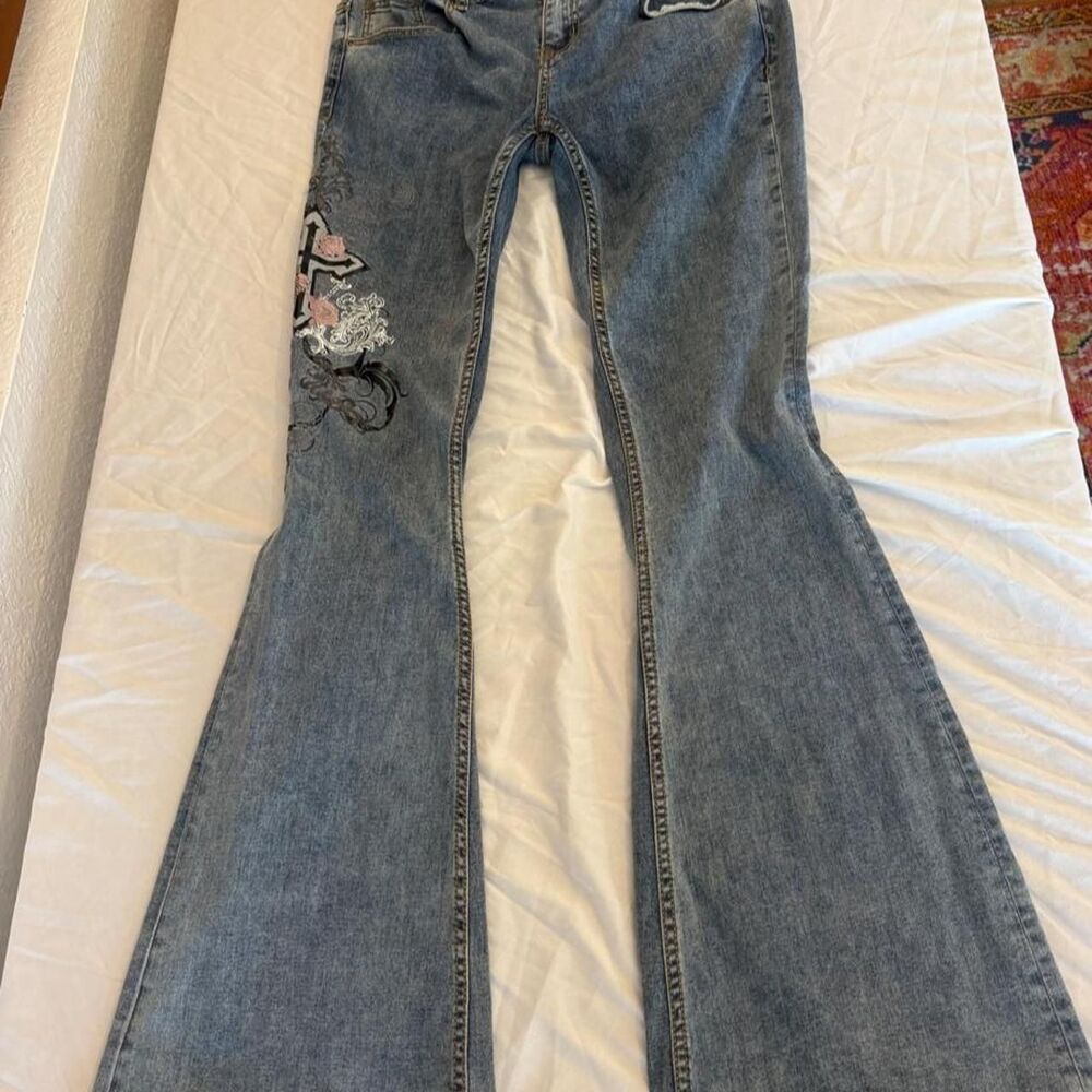 Hot-topic Women's Blue and Navy Jeans